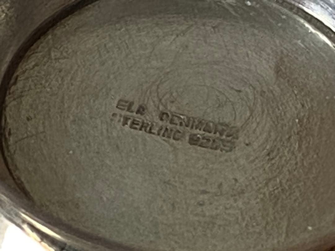 ELA DENMARK STERLING 925S 七宝焼き 盃 5個 シルバー