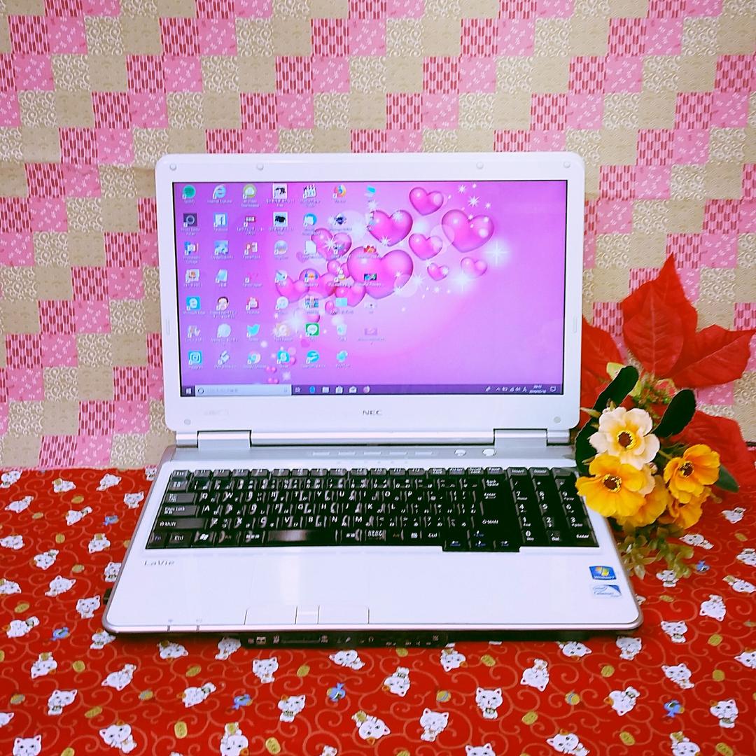 極上品！大容量５００G！Corei3！NECノートパソコン！Win10！動画編集