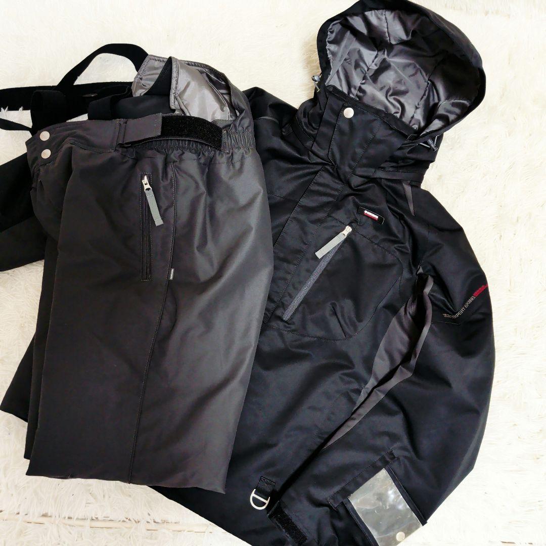 DESCENTE　デサント　スキーウェア　メンズ　大きい　上下　黒