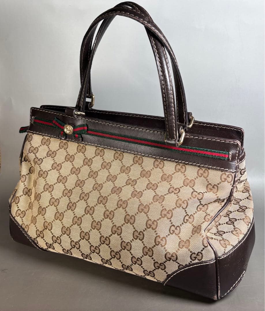 Gucci ビジネスバッグ GGパターン ベージュ