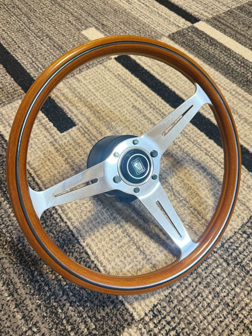 NARDI ナルディ クラシックウッド ポリッシュ 37Φホーンボタン付