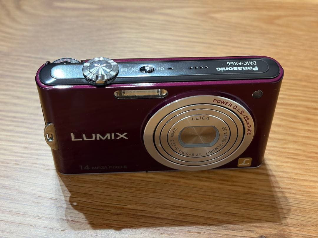 【動作確認済】Panasonic DMC-FX66 バイオレット