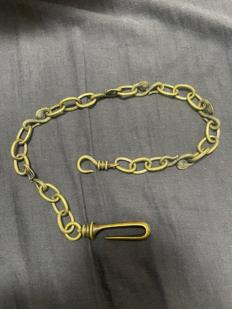 BLACK SIGN ブラックサインソリッドブラス ウォレットチェーン