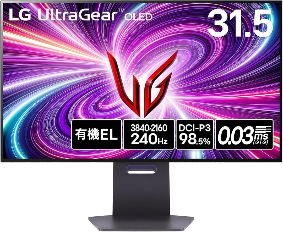 LG ゲーミングモニター UltraGear OLED 32GS95UE-B