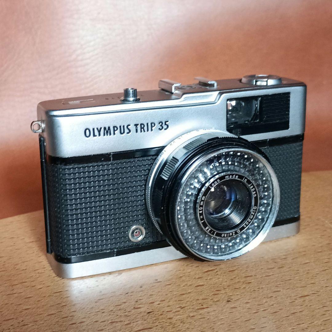 フィルムカメラ【整備、完動品、美品】オリンパストリップ35