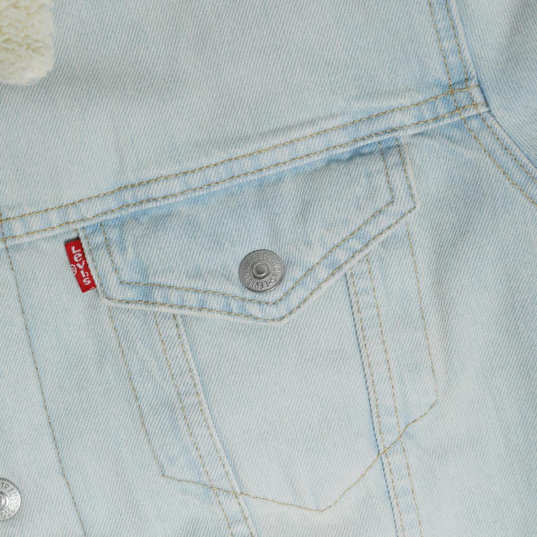 【2XL/新品】USA リーバイス メンズ ボアジャケット Gジャン