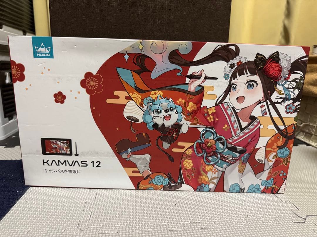 【箱・グローブあり】HUION KAMVAS 12 液晶ペンタブレット本体