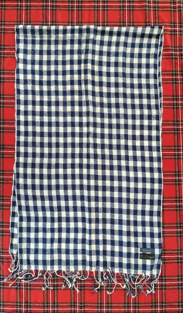 【Paul Smith】カシミヤ100% ギンガムチェックストール