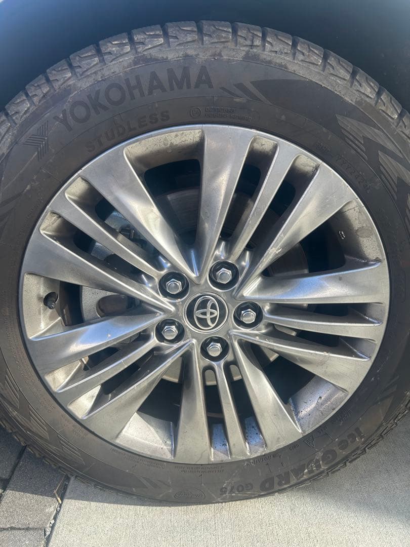 トヨタ 18インチ 純正ホイール ヨコハマスタッドレスタイヤセット
