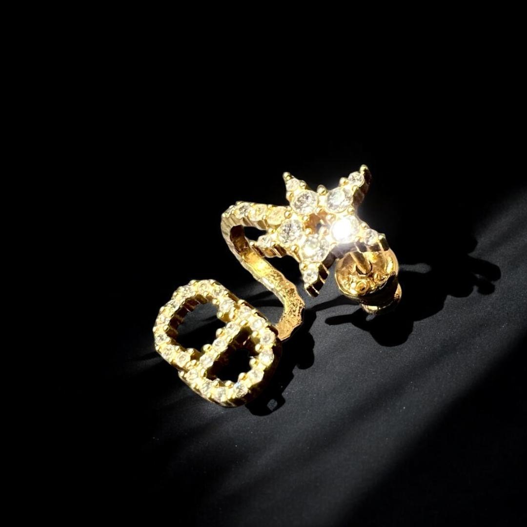 ✨正規品＆極美品‼️✨ ディオール CLAIR D LUNE クリスタル ピアス