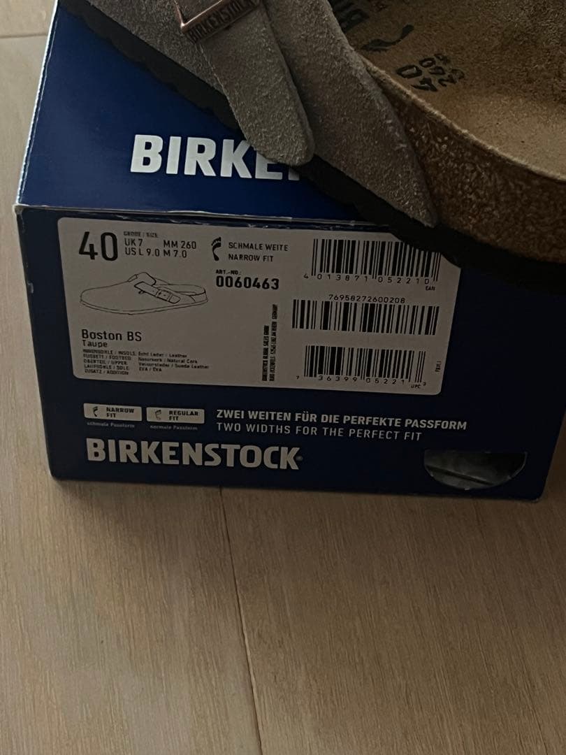 Birkenstock Boston BS サイズ40 taupe トープ