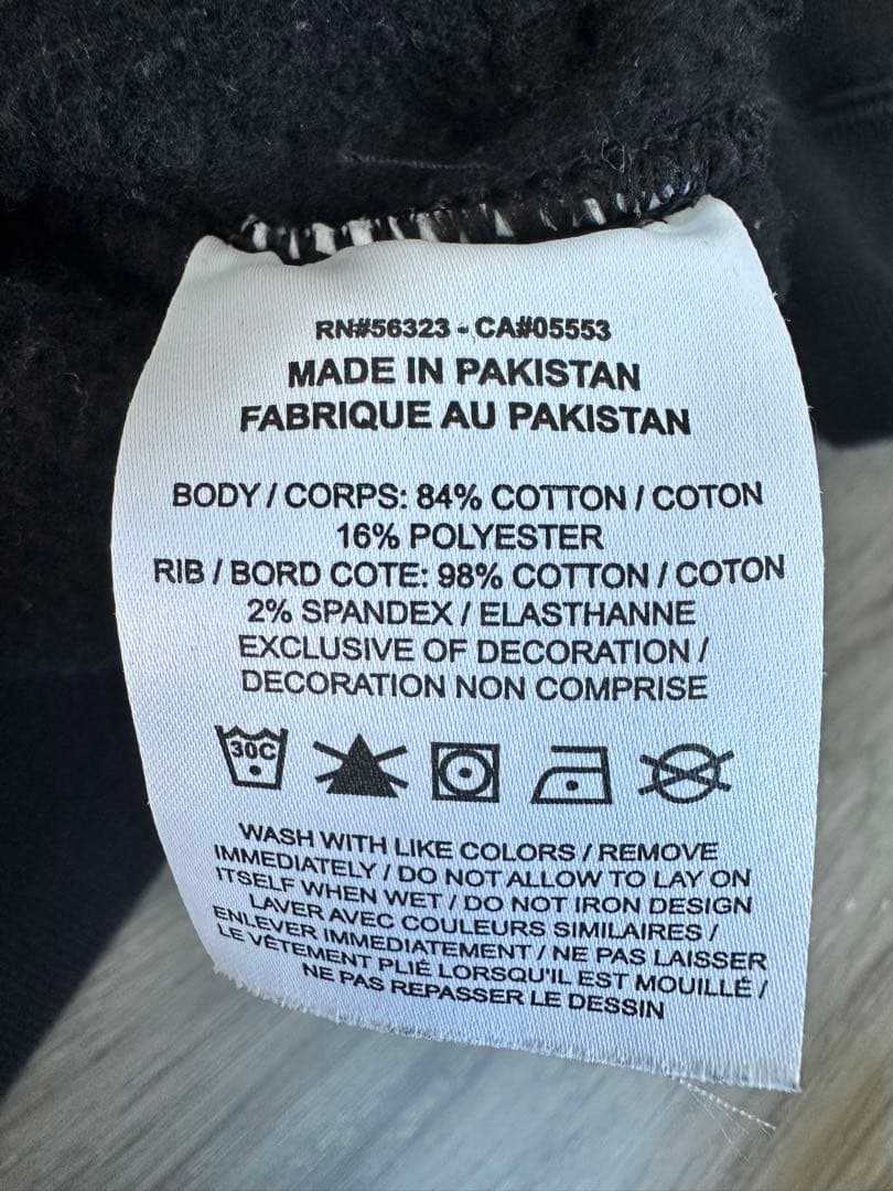 Nike x Stussy ブラック スウェット M