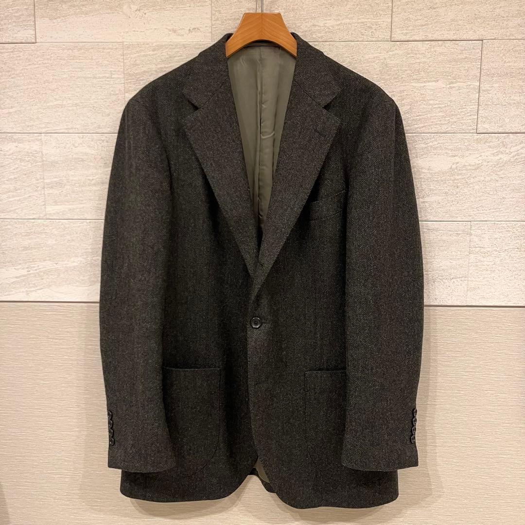 BEAMSF ダークグリーン ツイードジャケット