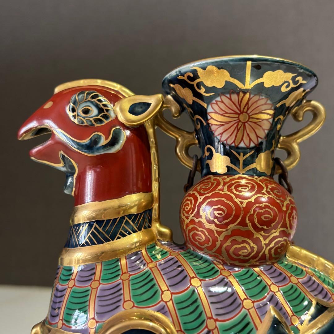 波佐見焼 林九郎窯 古伊万里様式 置物 伊万里焼 有田焼 希少 ヴィンテージ