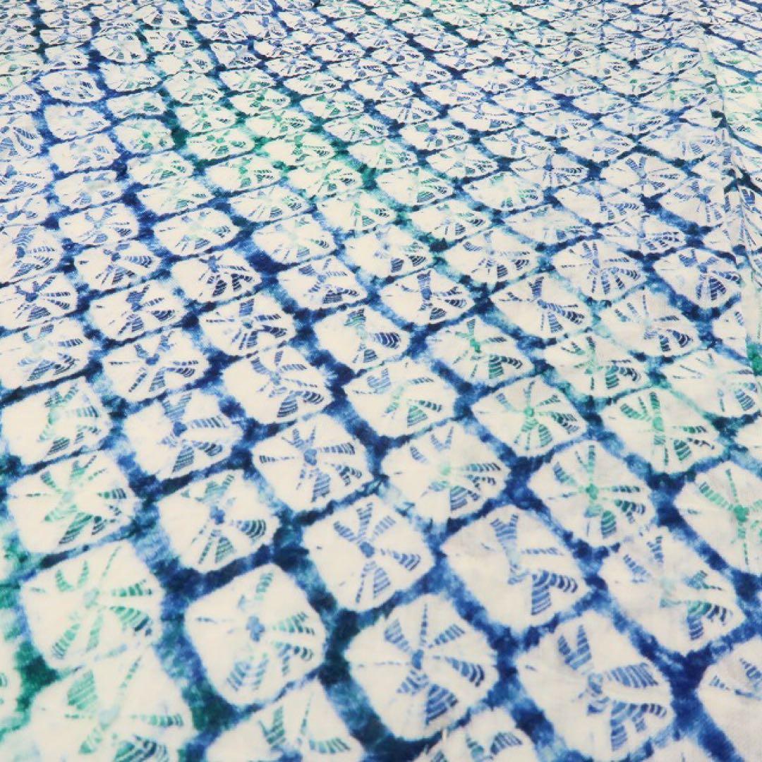 美品 有松鳴海絞り 綿 高級浴衣 着物 A3086