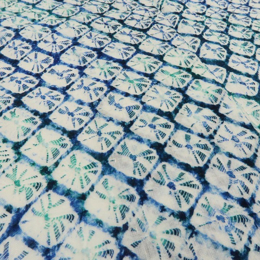 美品 有松鳴海絞り 綿 高級浴衣 着物 A3086