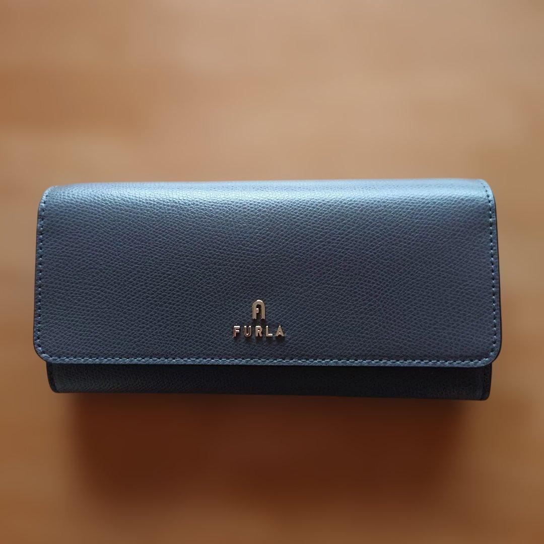 FURLA長財布グレー