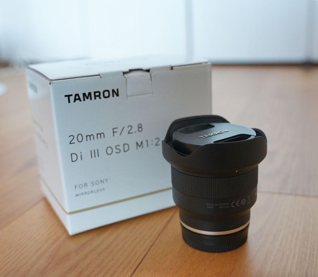 タムロン　広角　単焦点レンズ　20mm F2.8 Di III OSD M1:2