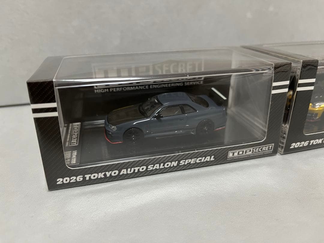 TOP SECRETミニカー 東京オートサロンSPECIAL R35R34セット
