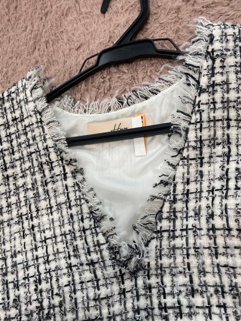 heve ヘイブ MIXツイードジレ