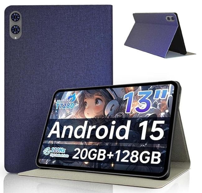 【ケース付・ガラスフィルム貼付済】TECLAST T65 13インチ タブレット