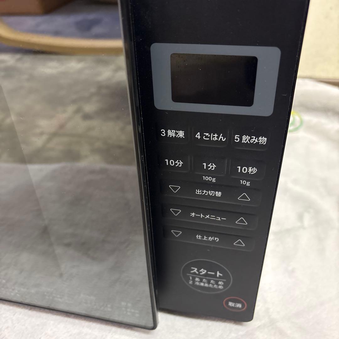 2023年製 単機能電子レンジ ブラック