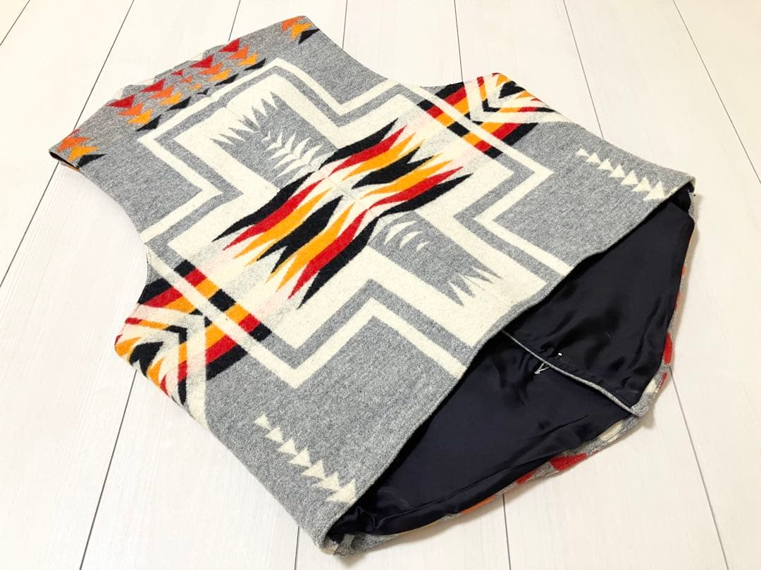 USA製 Pendletonペンドルトン ネイティブ柄 チマヨベスト 40 Ｍ