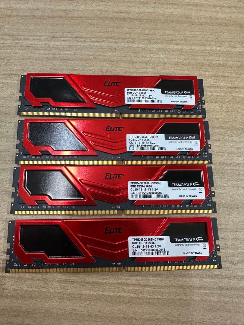TeamGroup ELITE DDR4 32GB (8GB×4)2666MHz