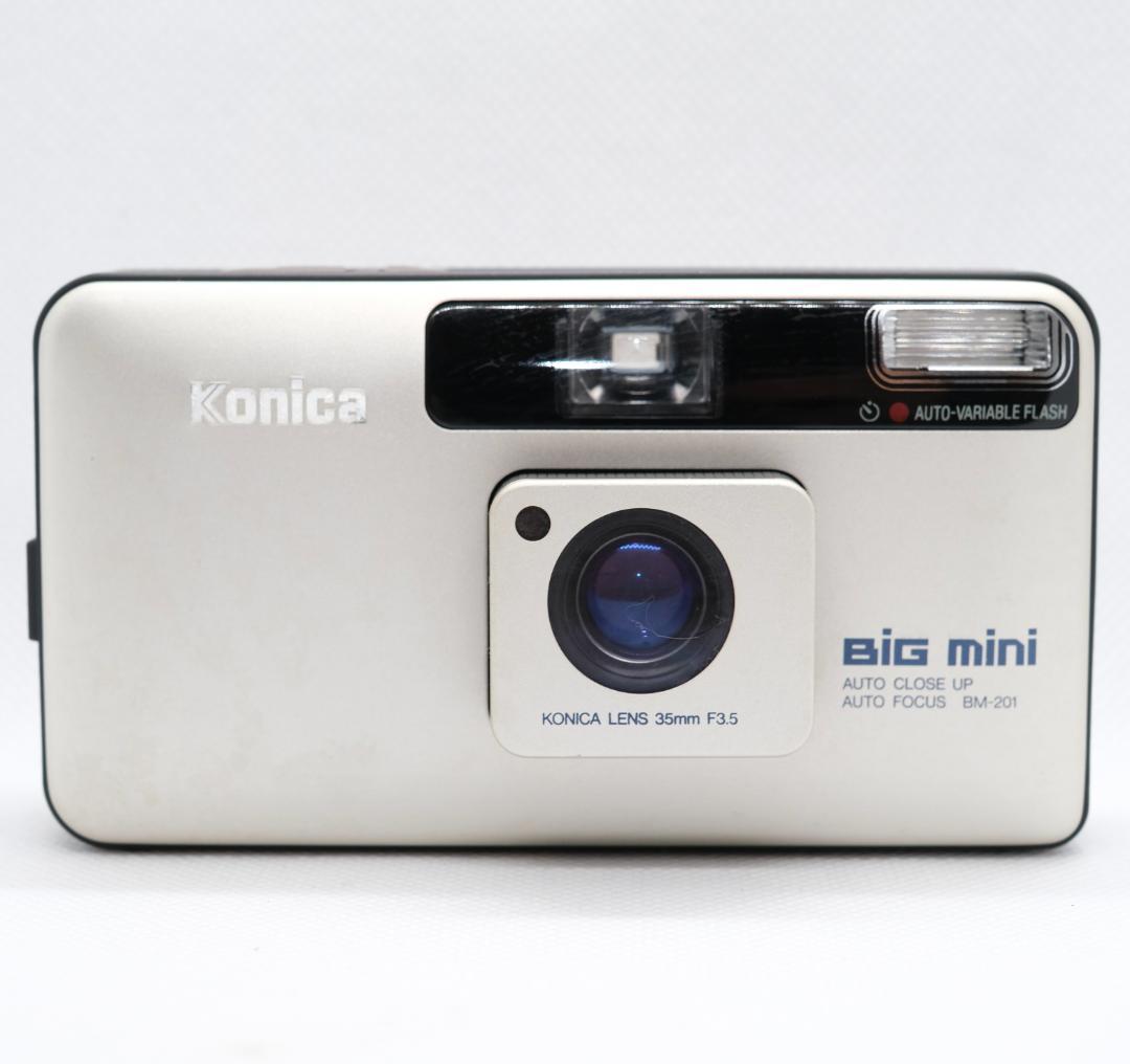 【完動品】コニカ konica Big mini BM-201　フィルムカメラ