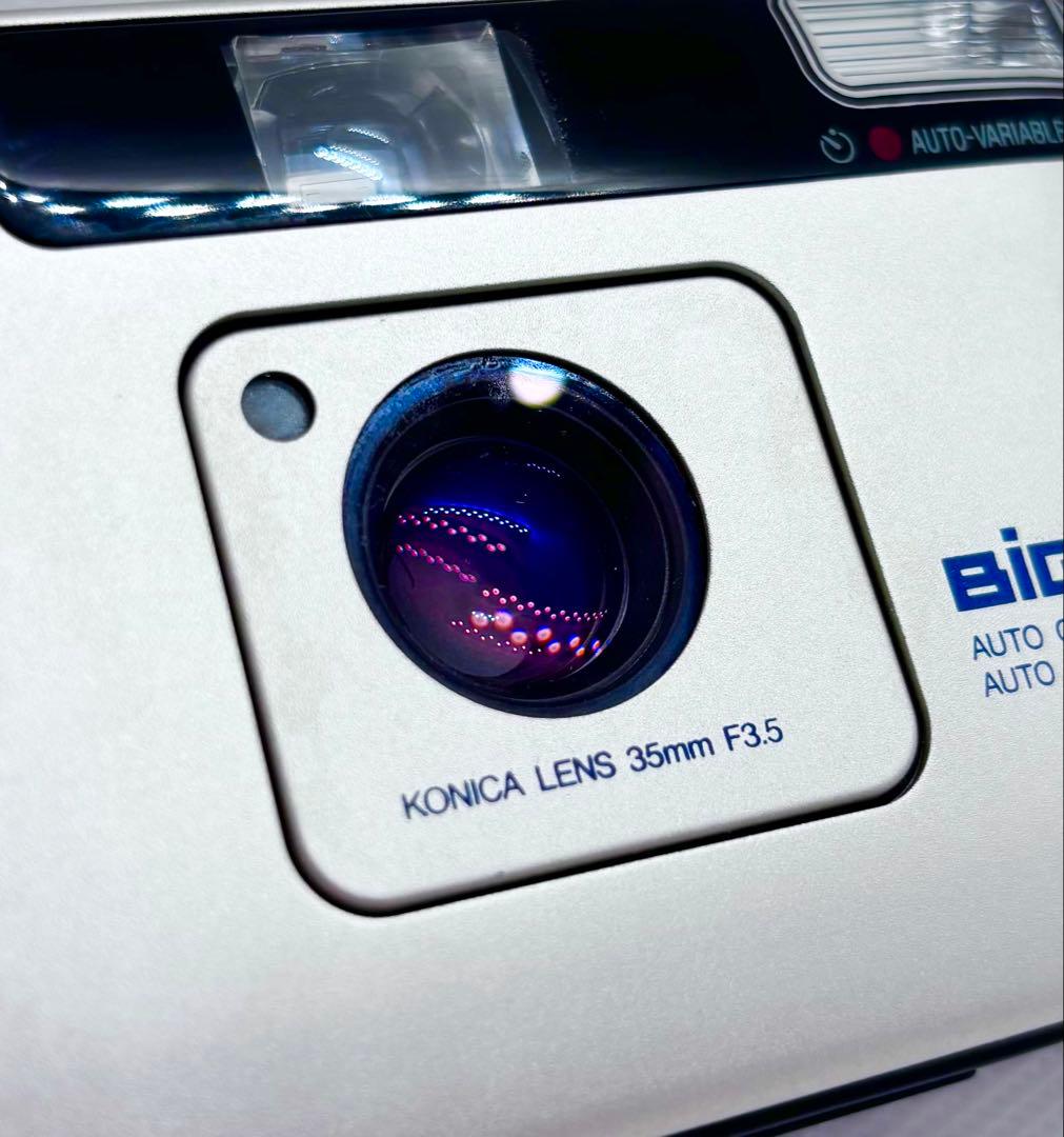 【完動品】コニカ konica Big mini BM-201　フィルムカメラ