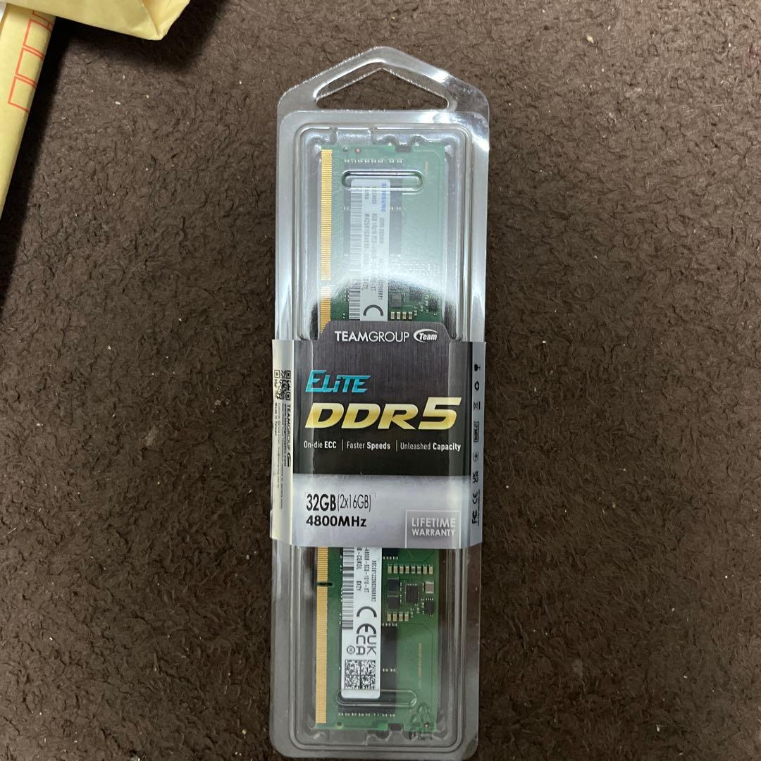 メモリー TEAMGROUP ELITE DDR5 32GB 4800MHz