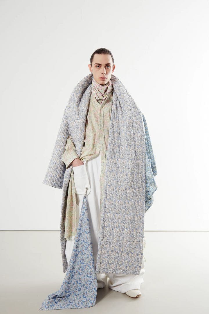 HED MAYNER ヘドメイナー　スカーフ　花柄　22AW y's エルメス