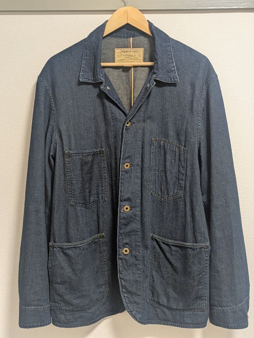 【美品】RRL/セルビッジ デニム エンジニア ジャケット/L/23SS