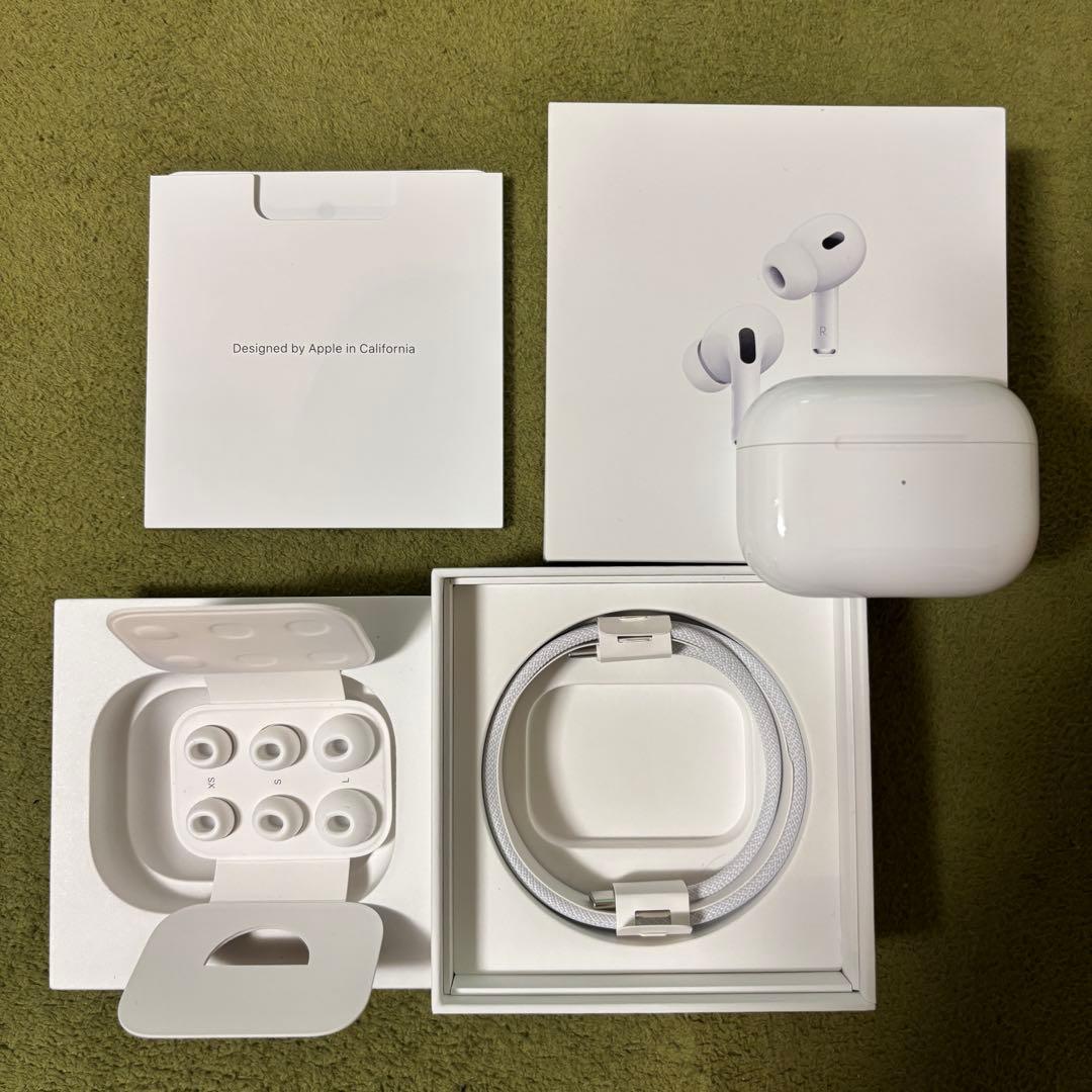 【正規品・未使用に近い】Apple AirPods Pro2 領収書有り