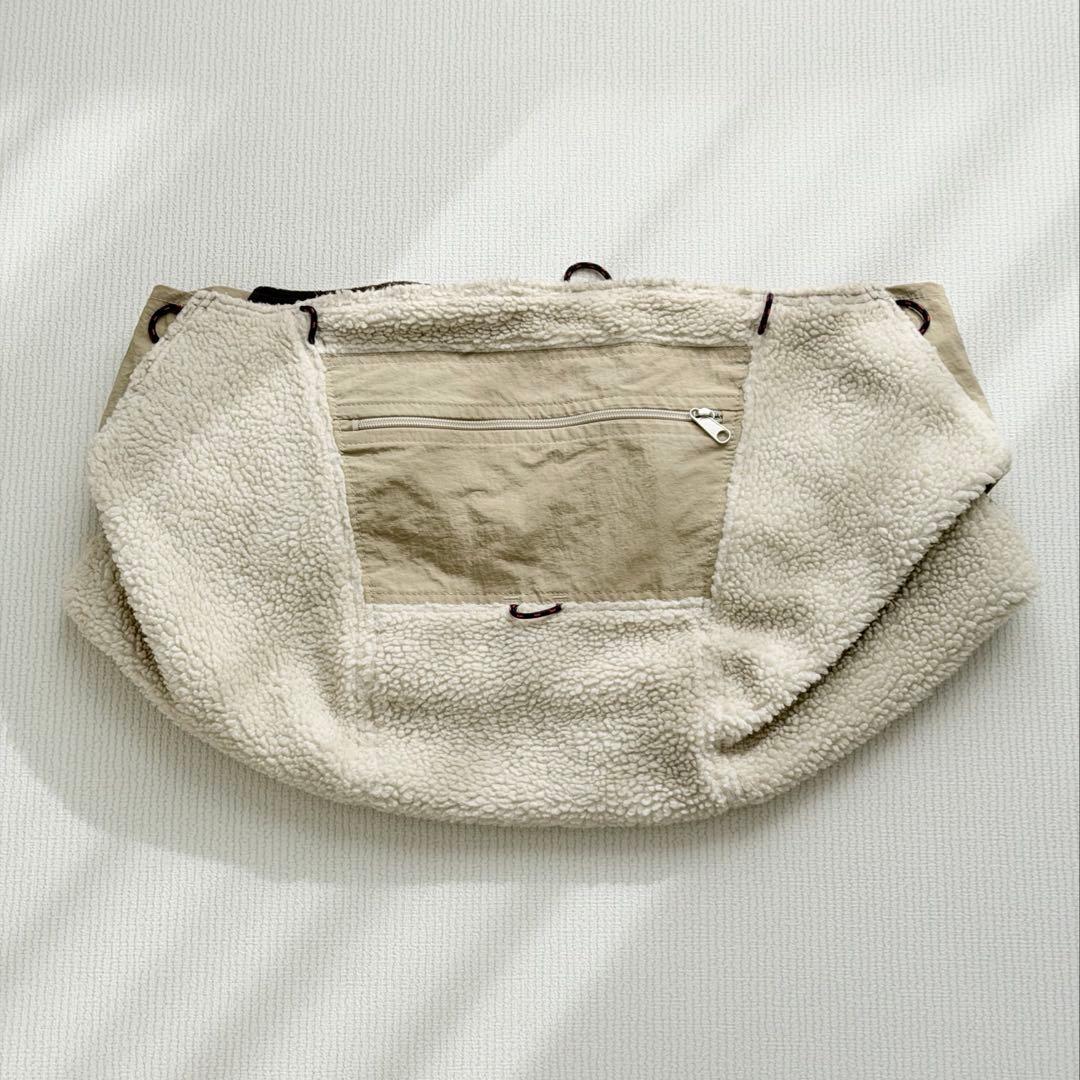 美品◎ erva エルバ　限定⭐︎ボアシンプルドッグスリング　Sサイズ