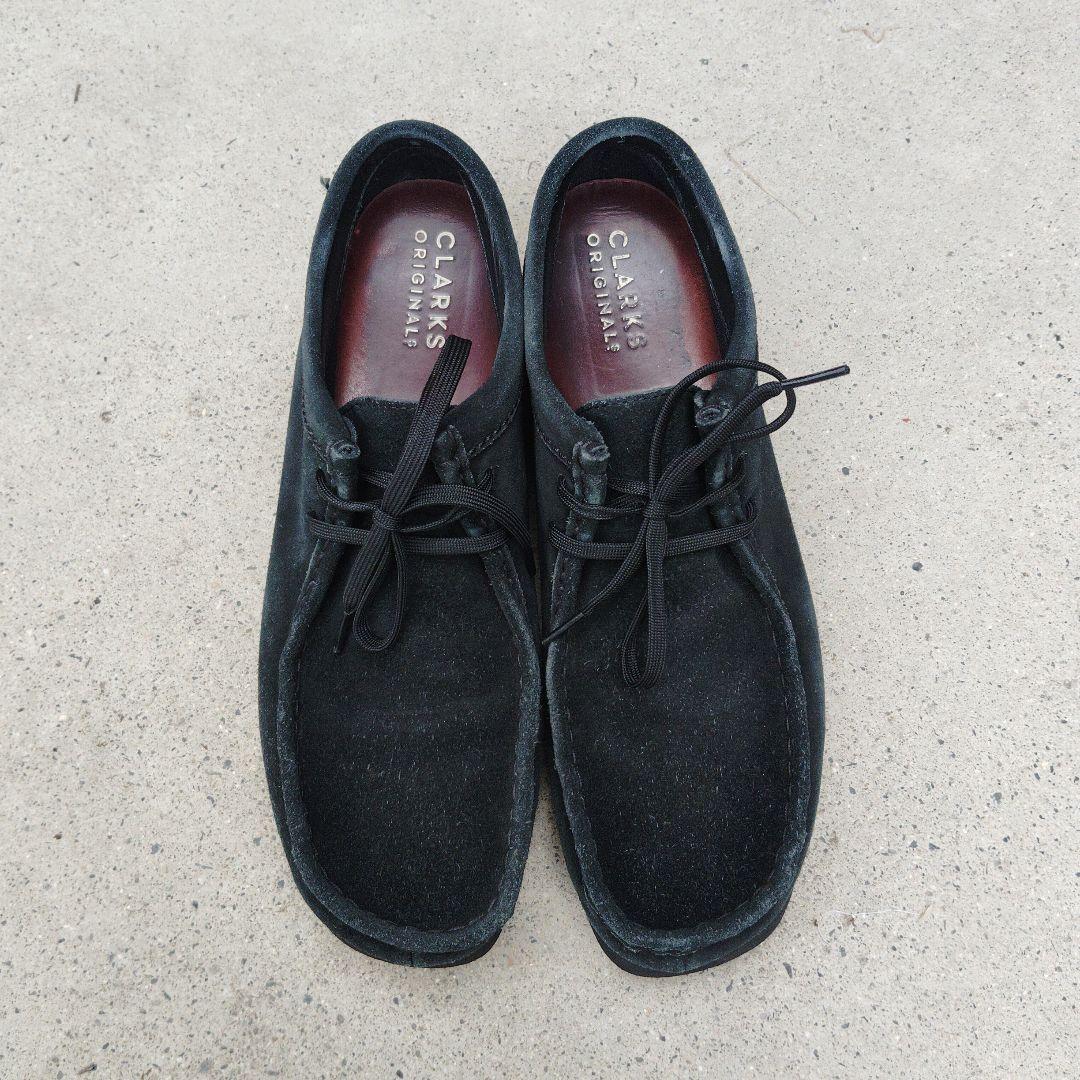 クラークス ワラビー ブラック ゴアテックス27cm