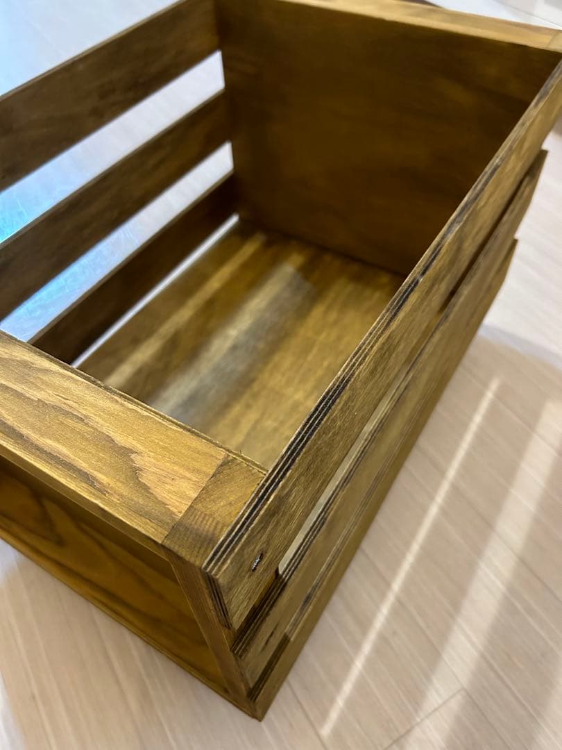 VINYLTONIC 木製レコードボックス　イギリスで購入