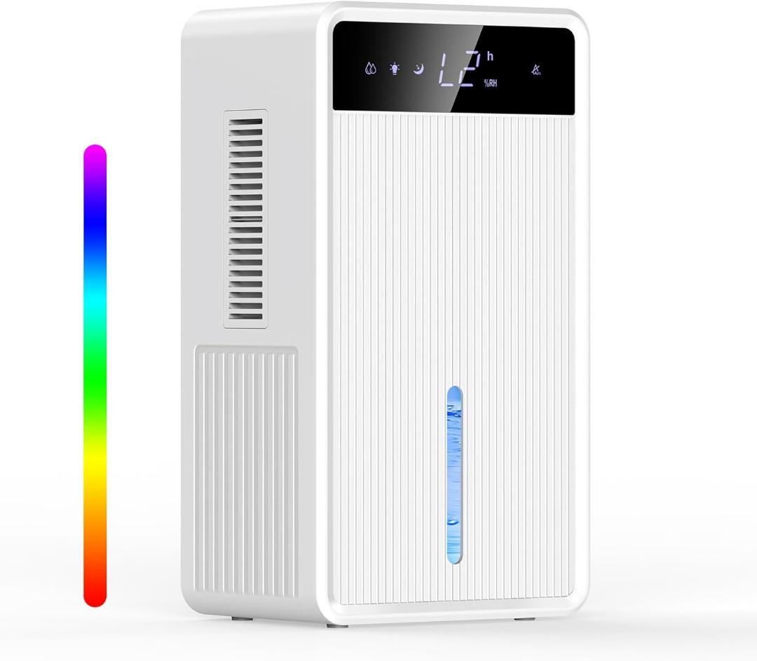 除湿機 小型 大容量3L ペルチェ式 デュアルコア除湿機 ハイブリッド式 静音