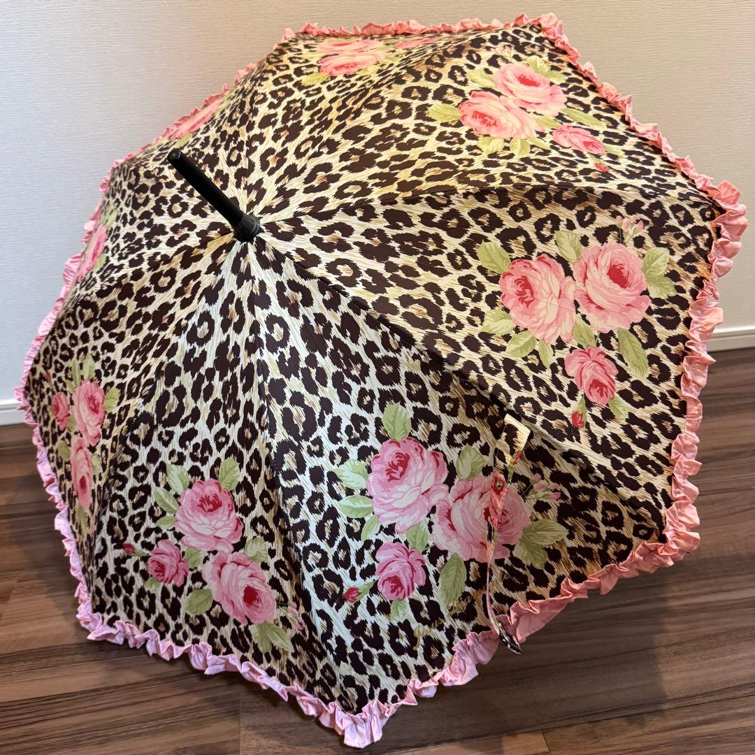 JesusDiamante ジーザスディアマンテ アンブレラ 傘 ヒョウ薔薇