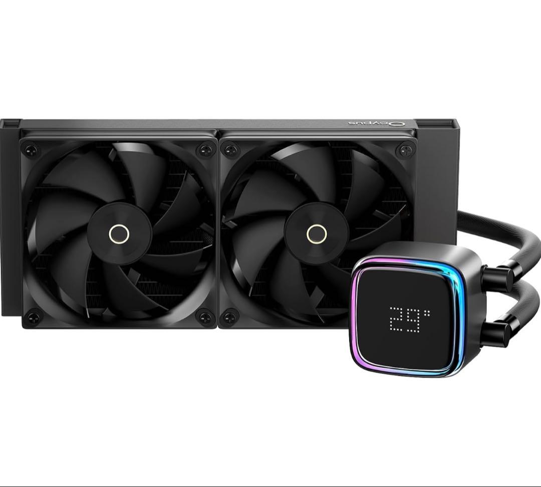 CPUクーラー 水冷 デジタルディスプレイ 240MM AIO PWMファン