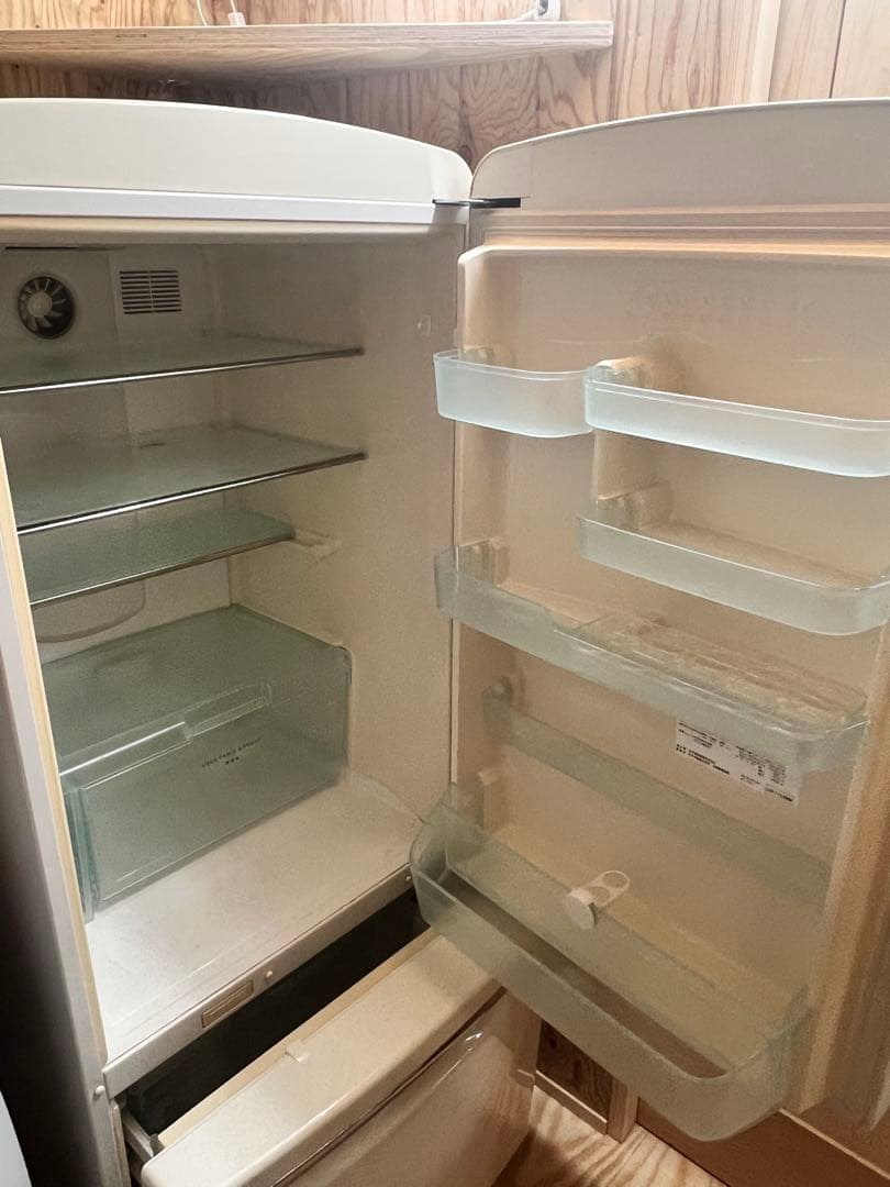 冷蔵庫　レトロ　ナショナル2ドア