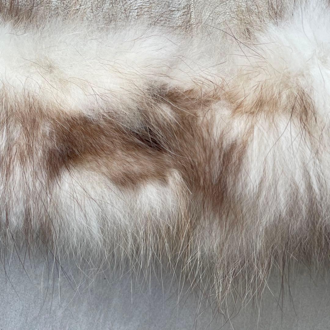 リアルファージャケット コート ラビットラクーン フェアリーグランジy2k 短丈