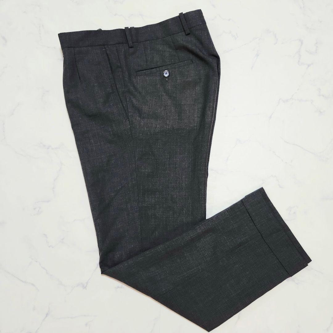 ベルナールザンス　スラックス　トロピカルウール　2プリーツ　ビームスF別注