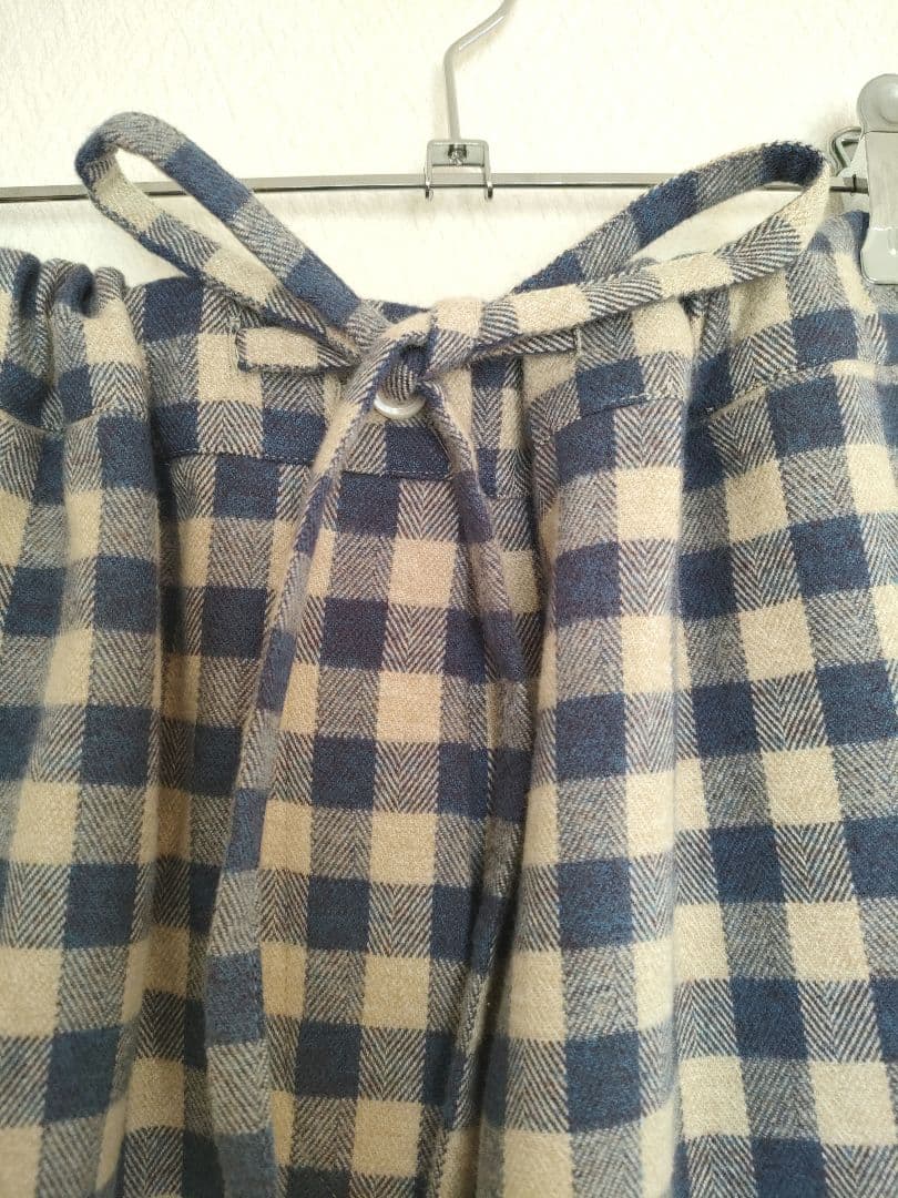 極美品 エディットフォールル とにかく楽ちんネルチェックパンツ