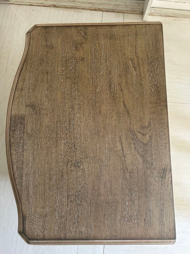 アンティーク調　木製チェスト　ホワイトペイント