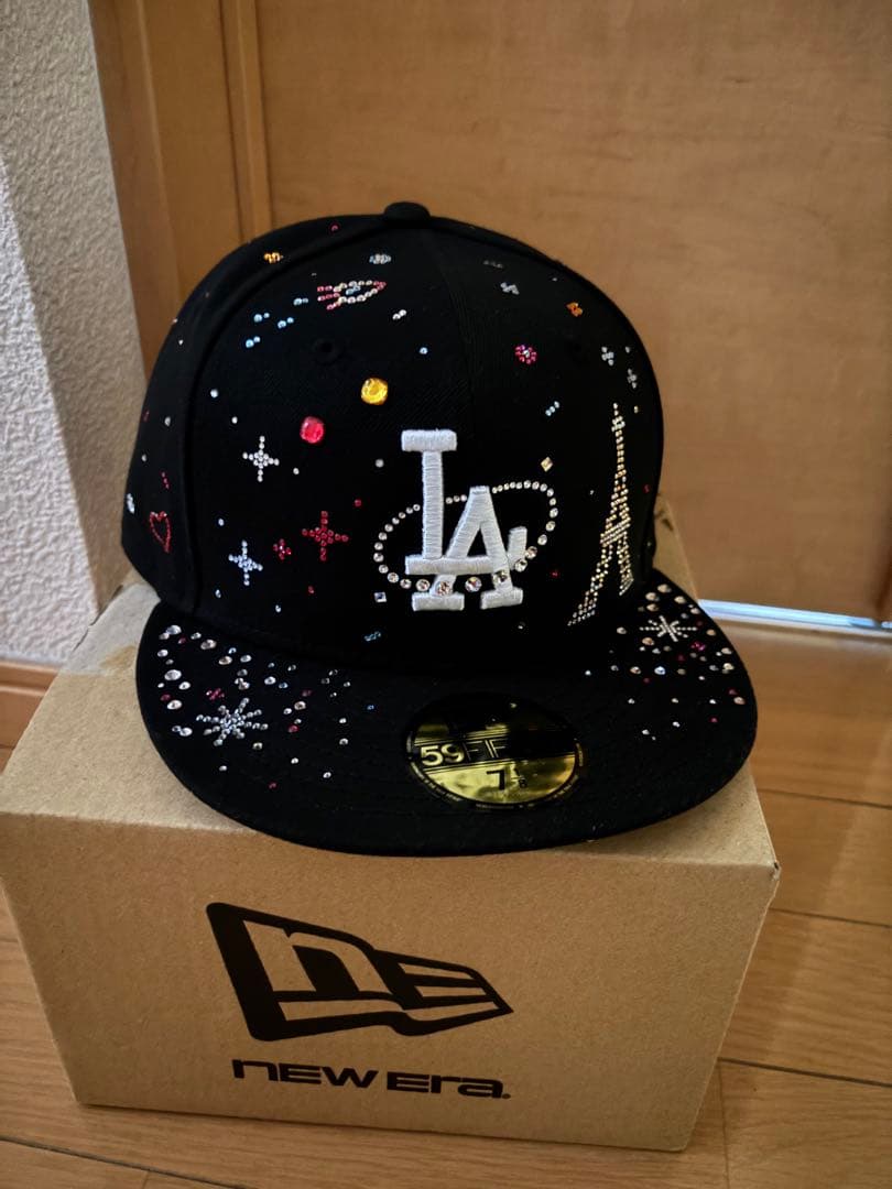 こぬきち様New Era スワロフスキーキャップ71/2