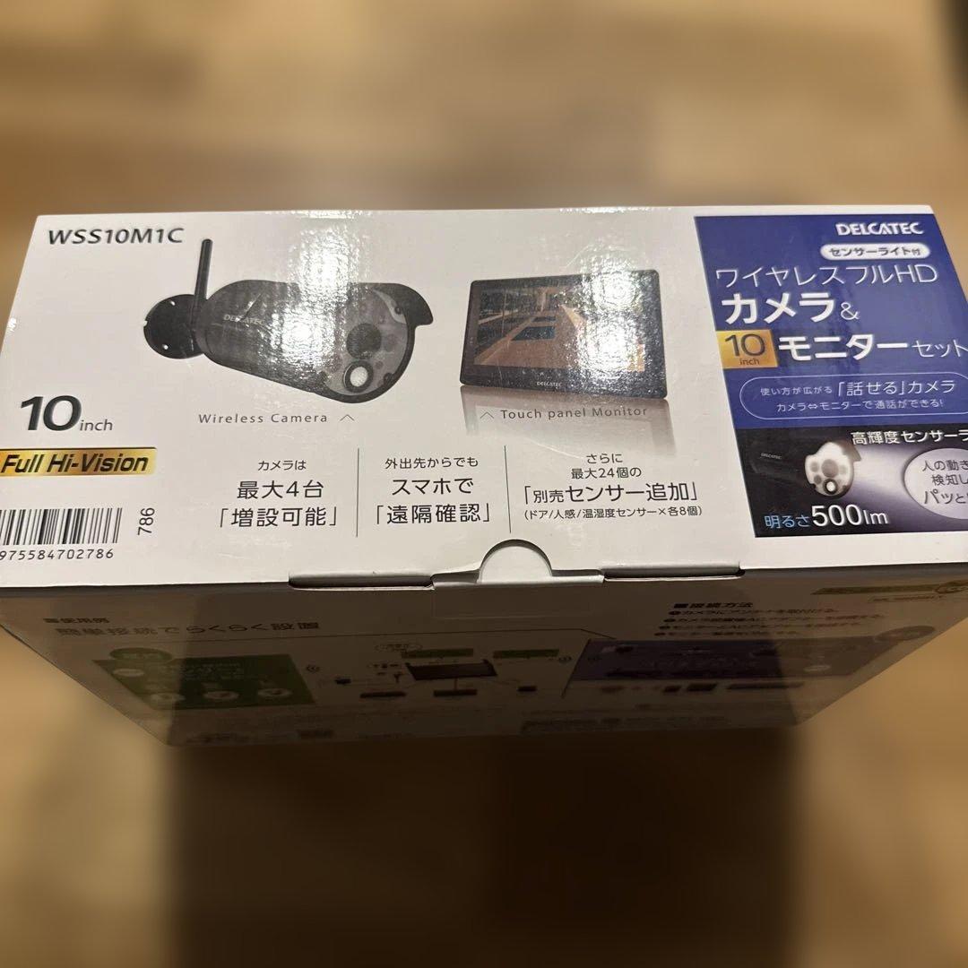 DELCATEC ワイヤレスカメラセット WSS10M1C