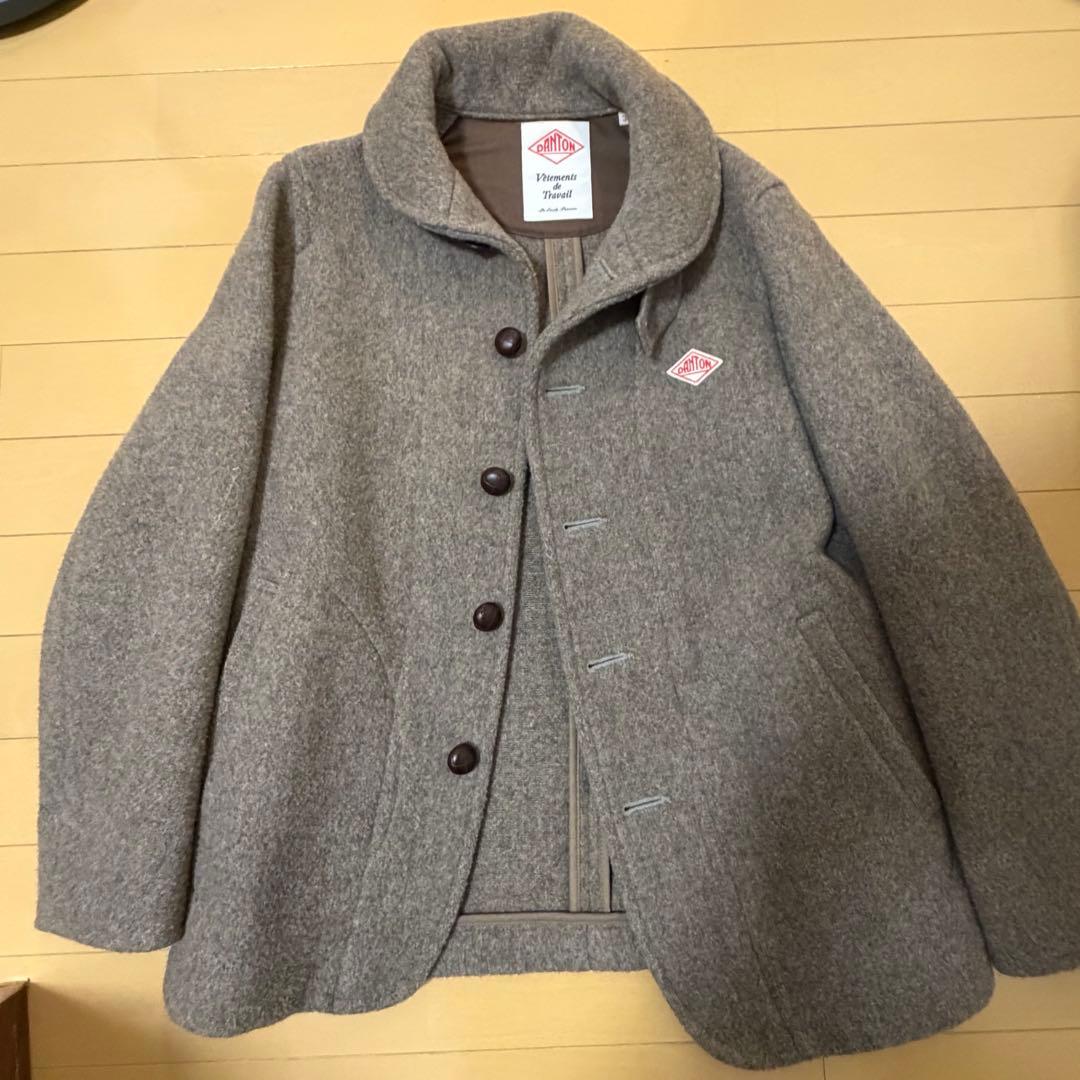 DANTON ウールジャケット サイズ36 グレー
