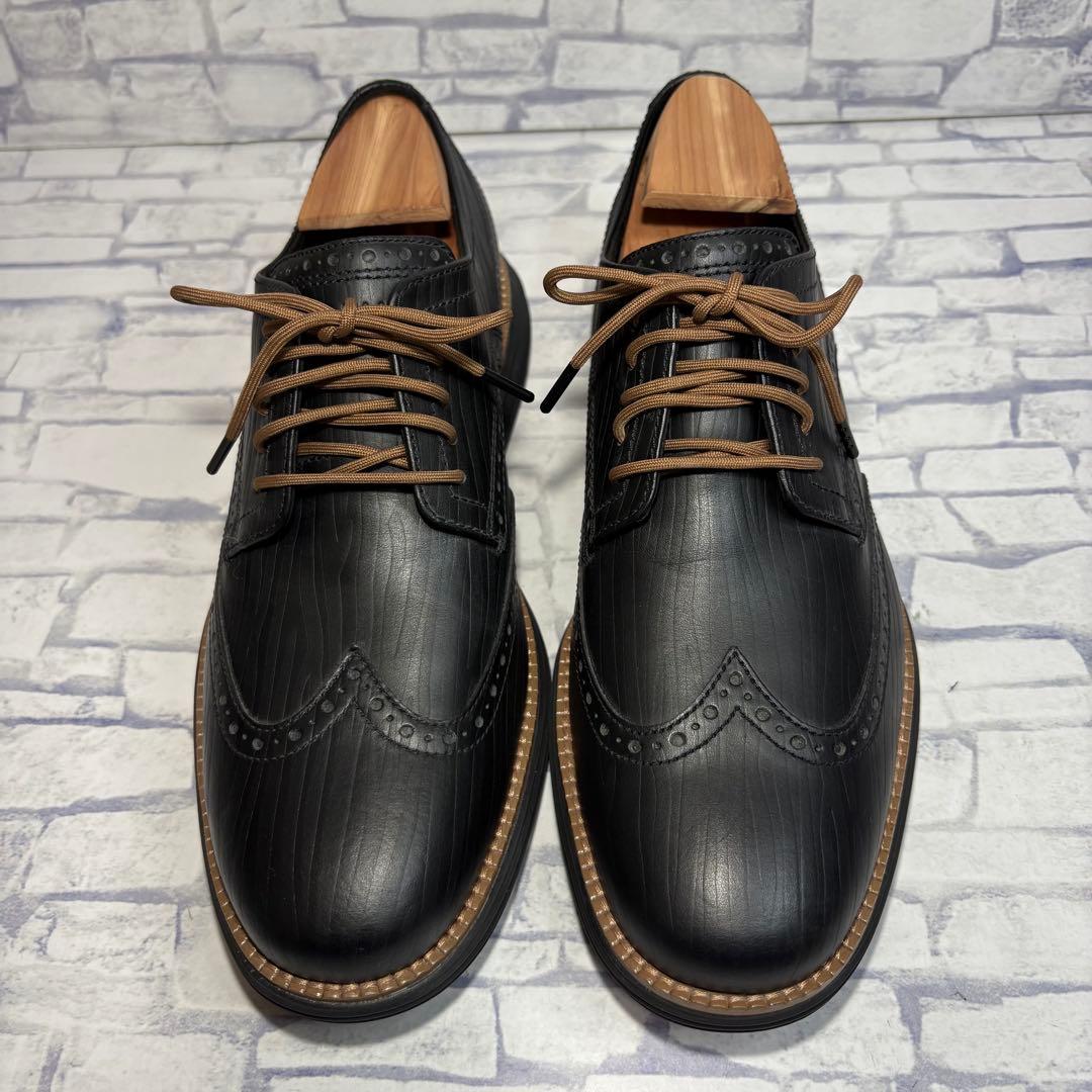 未使用級 コールハーン オリジナルグランド ウィングチップ オックスフォード 黒