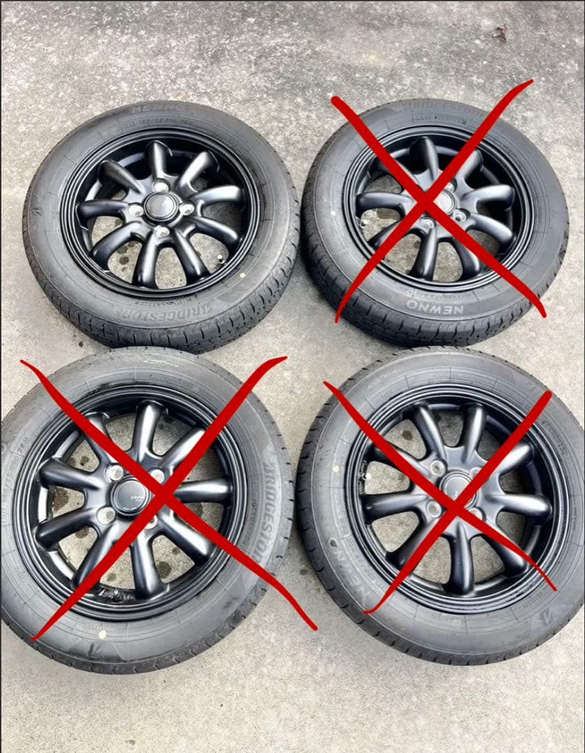 ①ZACK JP-209 【NEWNO 2025年製】155/65R14